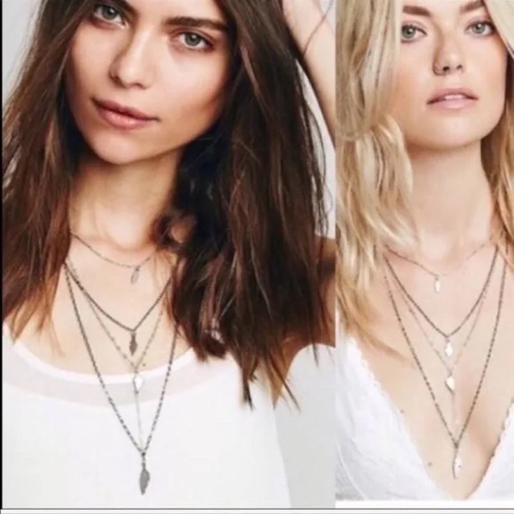 Free people Sigil  layering necklace